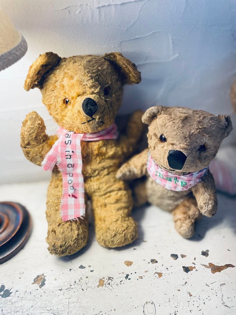 *:・ イギリス　ヴィンテージ ベア　セット　アンティークベア　 *:・