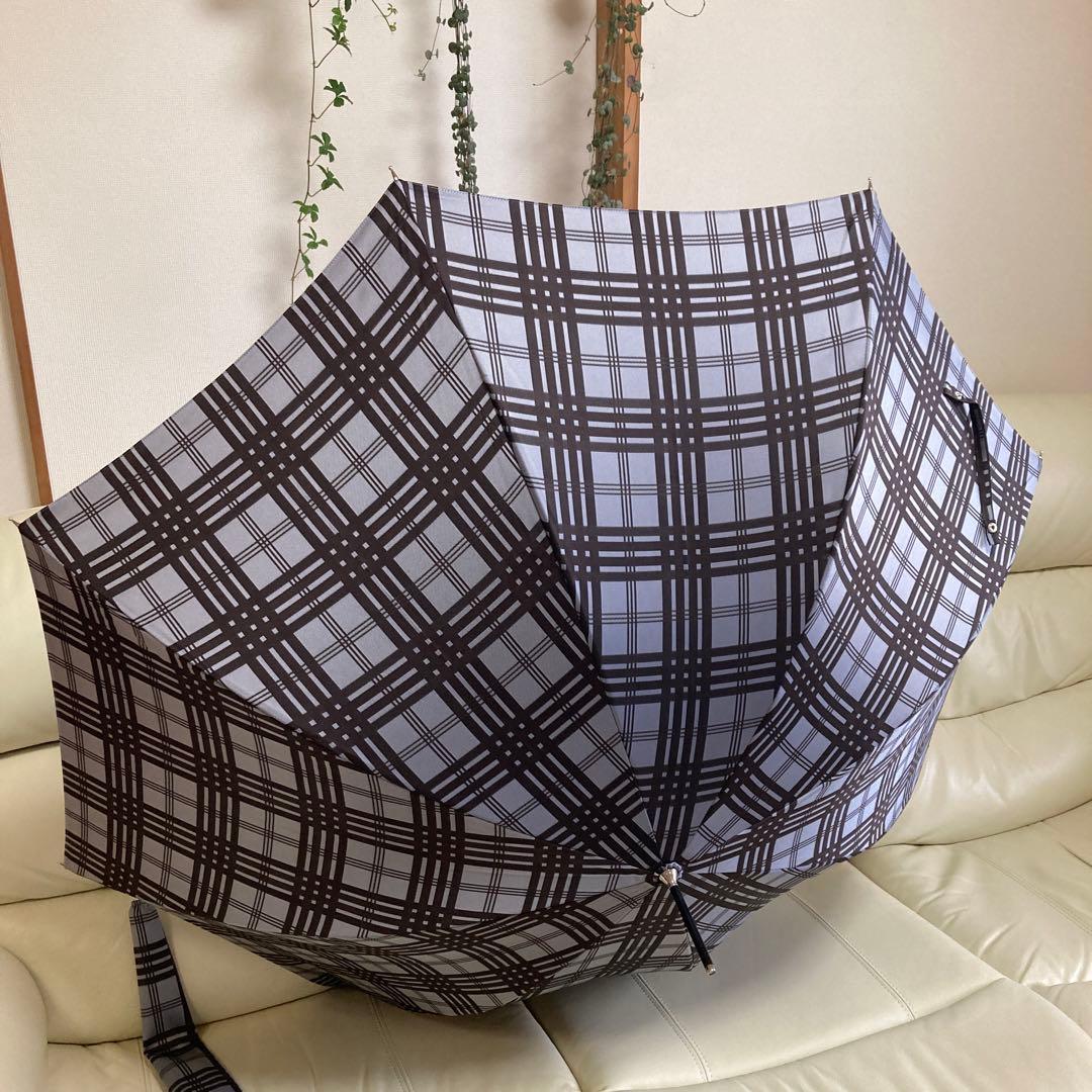 ✨新品未使用✨《マッキントッシュ　ロンドン》傘袋付長傘✨ブラウン系✨