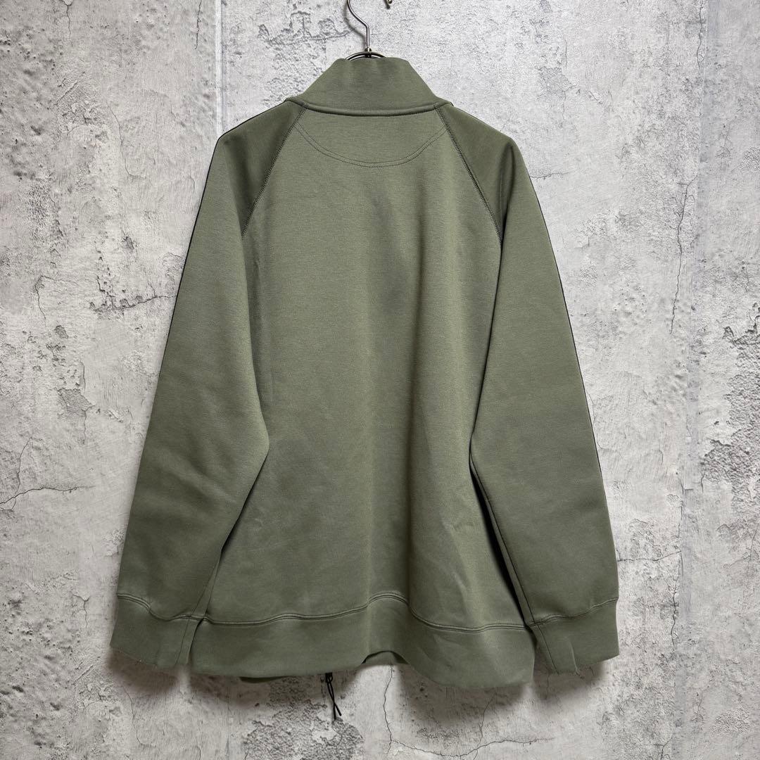 BRIEFING フリースジャケット ダブルジップ ロゴ ゴルフ L オリーブ