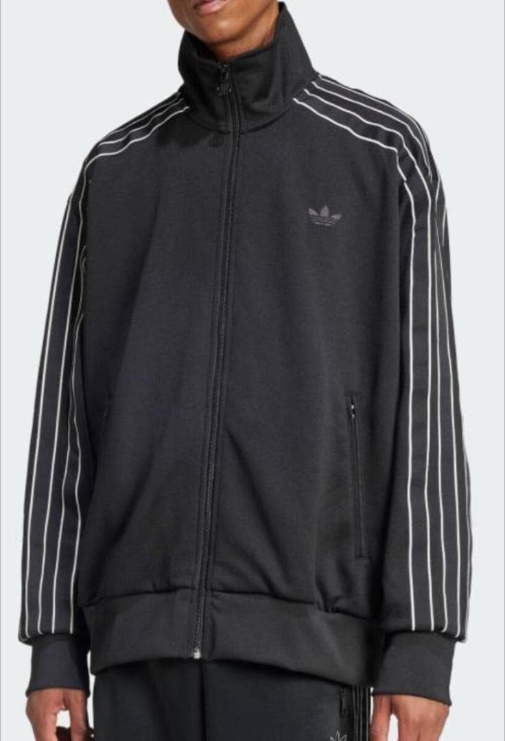 アディダス Q4 FS トラックトップ ジャージ S 黒 IX6713　丈68