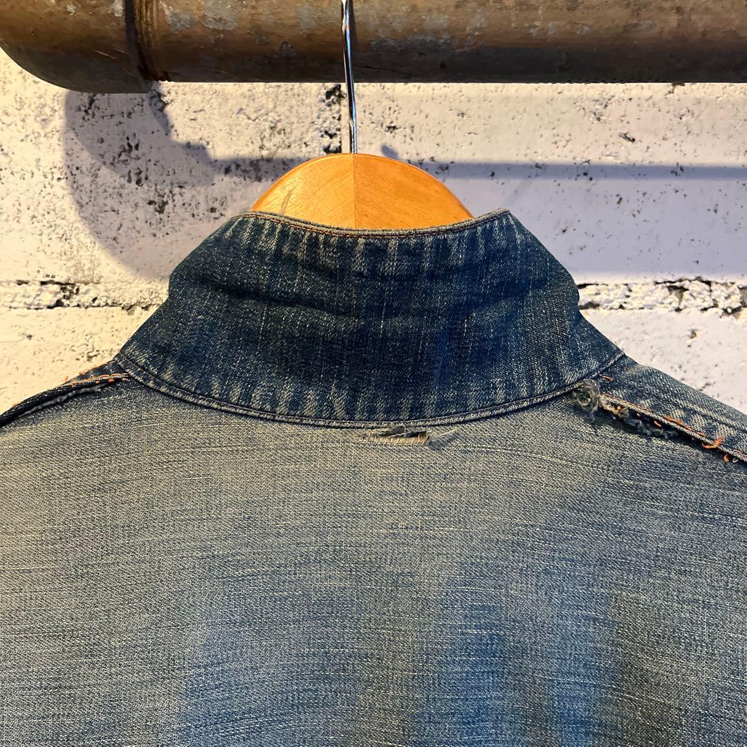 50's ショップブランド デニムジャケット1st型1ポケット