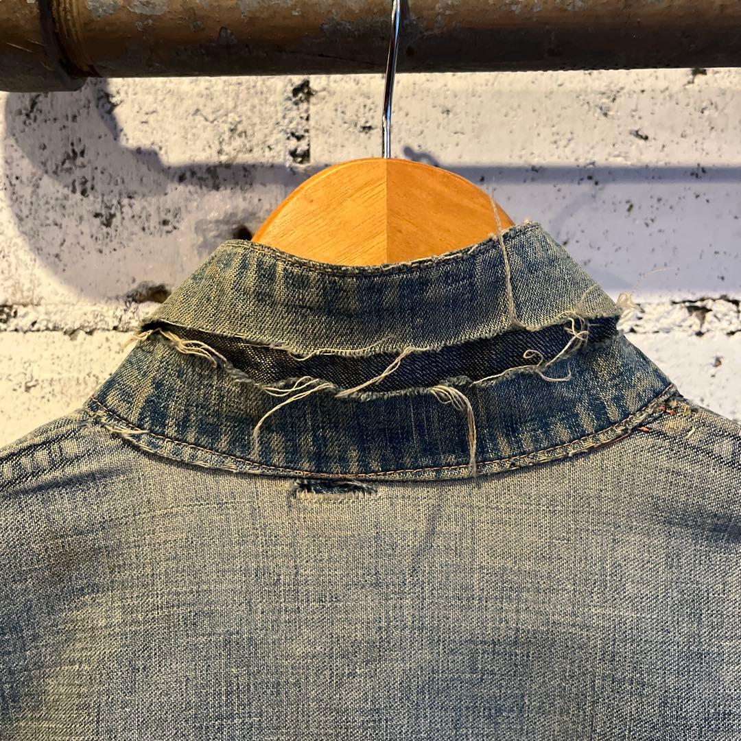 50's ショップブランド デニムジャケット1st型1ポケット