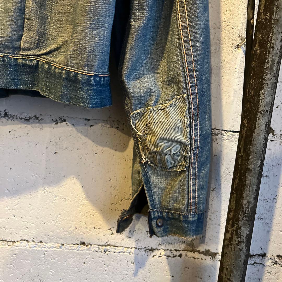 50's ショップブランド デニムジャケット1st型1ポケット