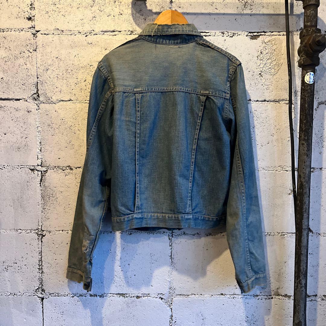 50's ショップブランド デニムジャケット1st型1ポケット