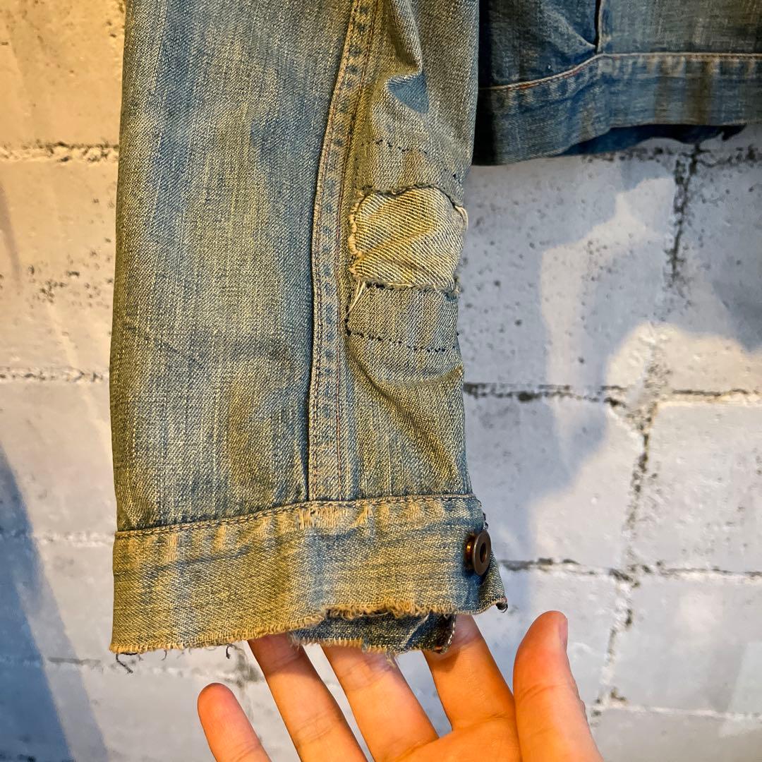 50's ショップブランド デニムジャケット1st型1ポケット