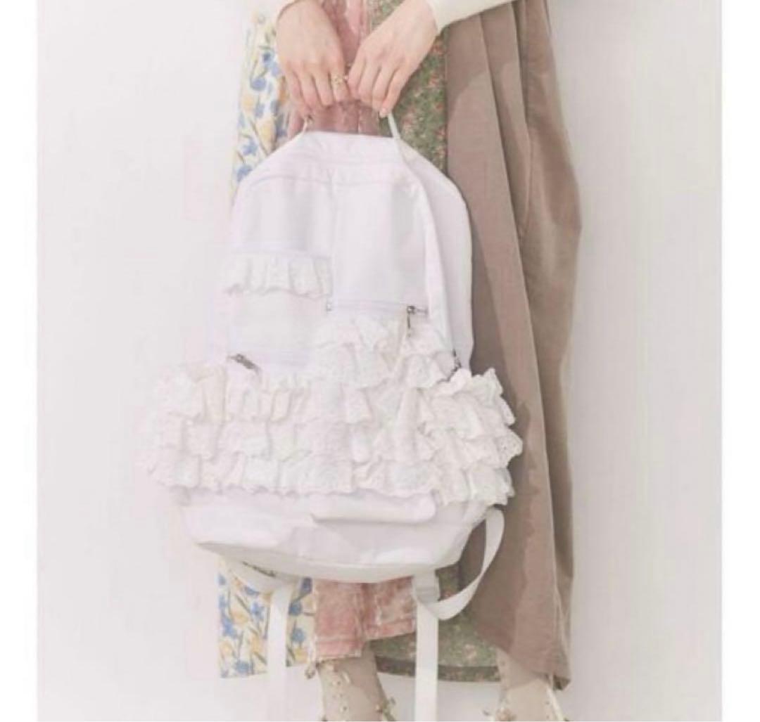 メリージェニー merry jenny Scallop lace バックパック♡