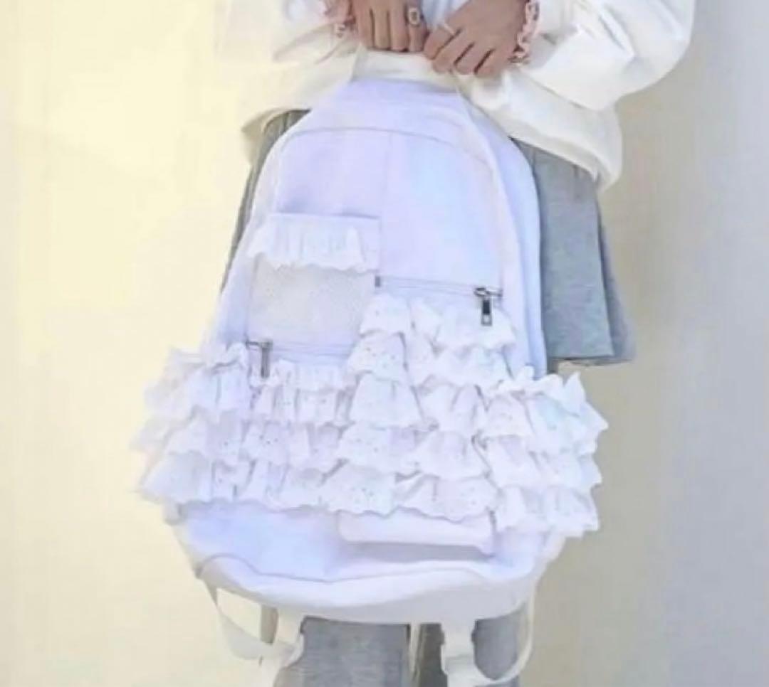 メリージェニー merry jenny Scallop lace バックパック♡