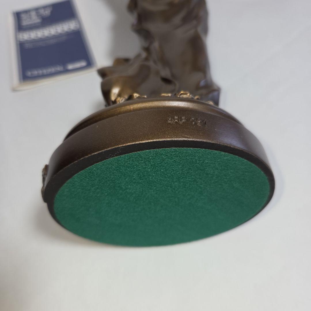 □ 美品 シチズン 慈悲の女神 振り子時計 女神像 金色イブシ仕上