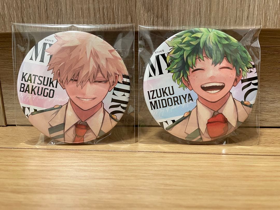 ヒロアカ ジャンプGIGAギガ spring 缶バッジ 爆豪 緑谷 - メルカリ