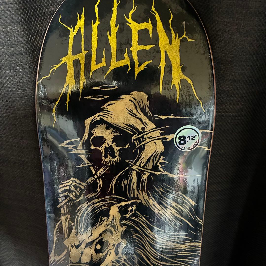 スケートボード ANTI HERO ALLEN FOUR HORSEMEN DECK 8.12