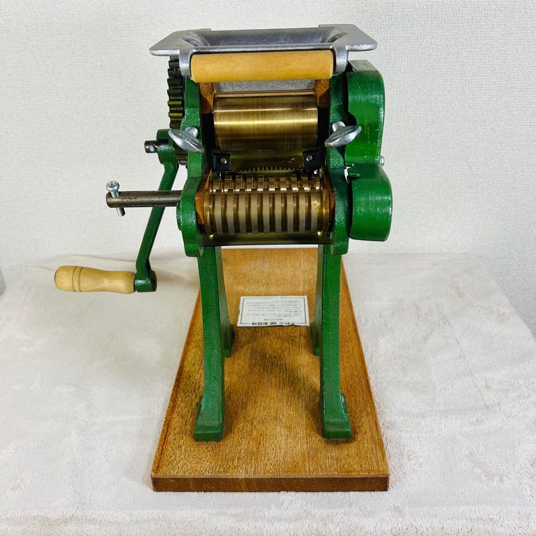 【美品】小野式製麺機　両刃型　2.2mm 4.2mm