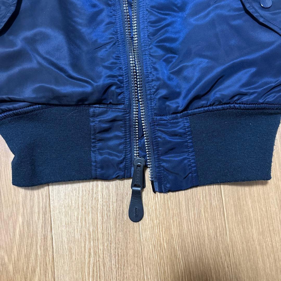 Alpha Industries MA-1 ジャケット ネイビー 短丈