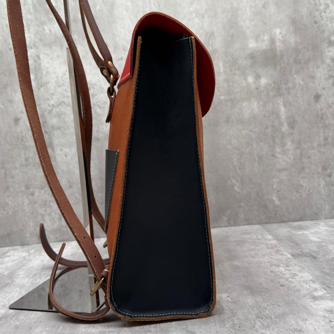 希少カラー キソラ リュック バックパック レザー マルチカラー ターンロック