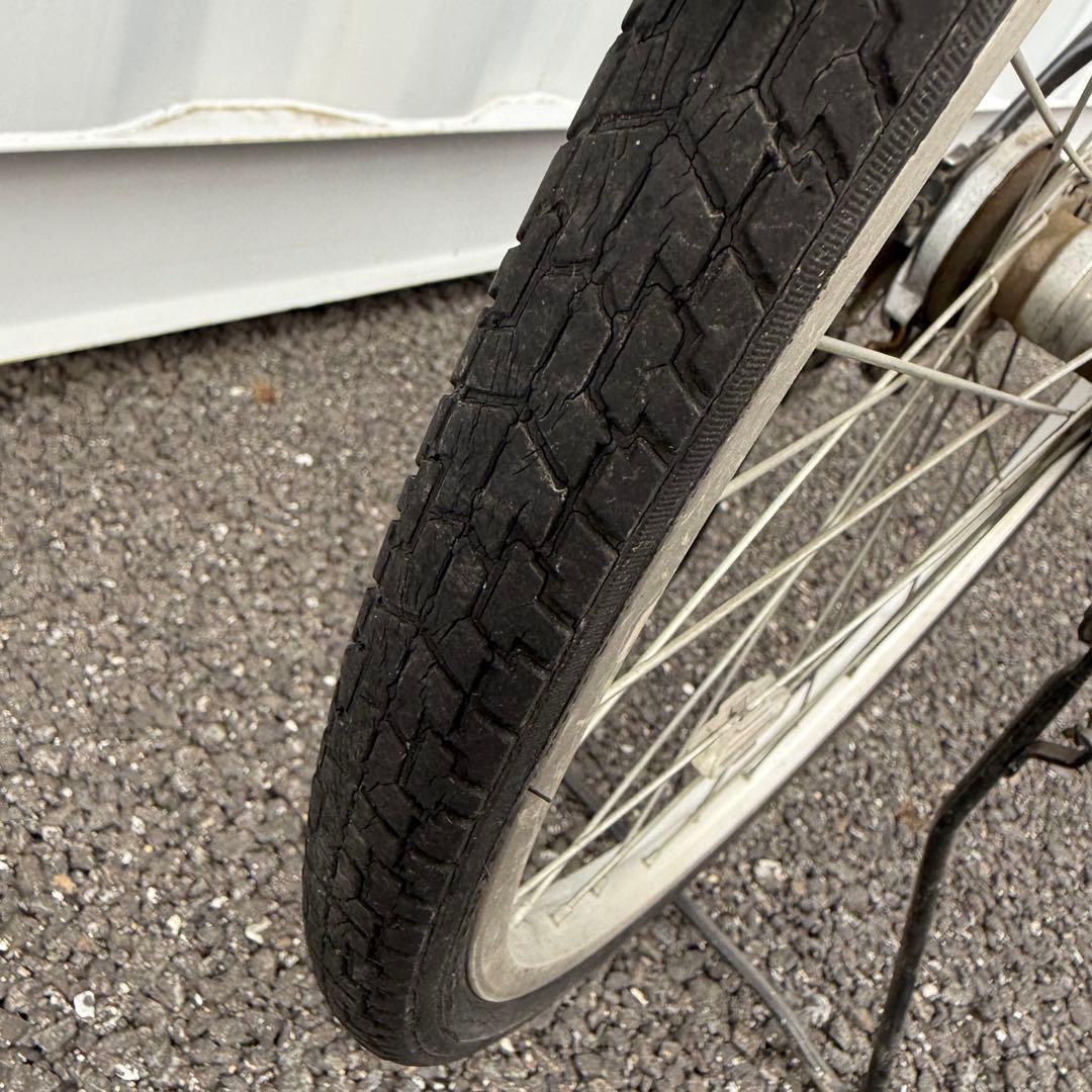 【都内/千葉市引取】ママチャリ 26インチ自転車 カゴ/鍵/オートライト付