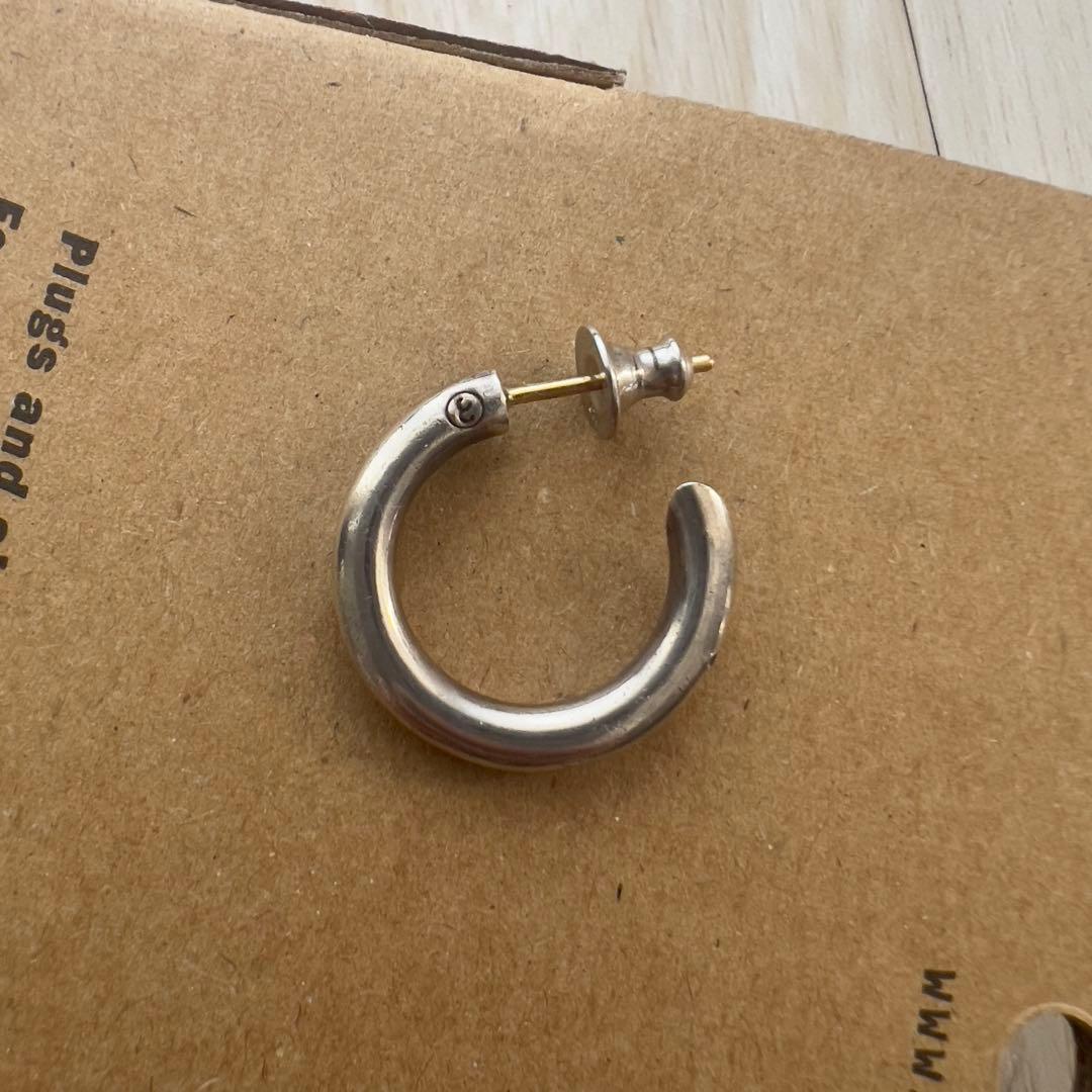 CAREERINGPLACEBO 501 (SV)シルバー フープピアス 片耳用