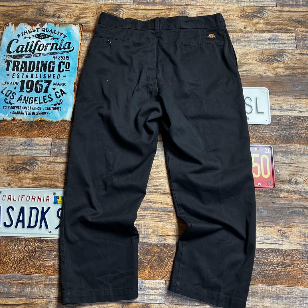 7*0様 90s USA製 Dickies 874 ワークパンツ ブラックTAL