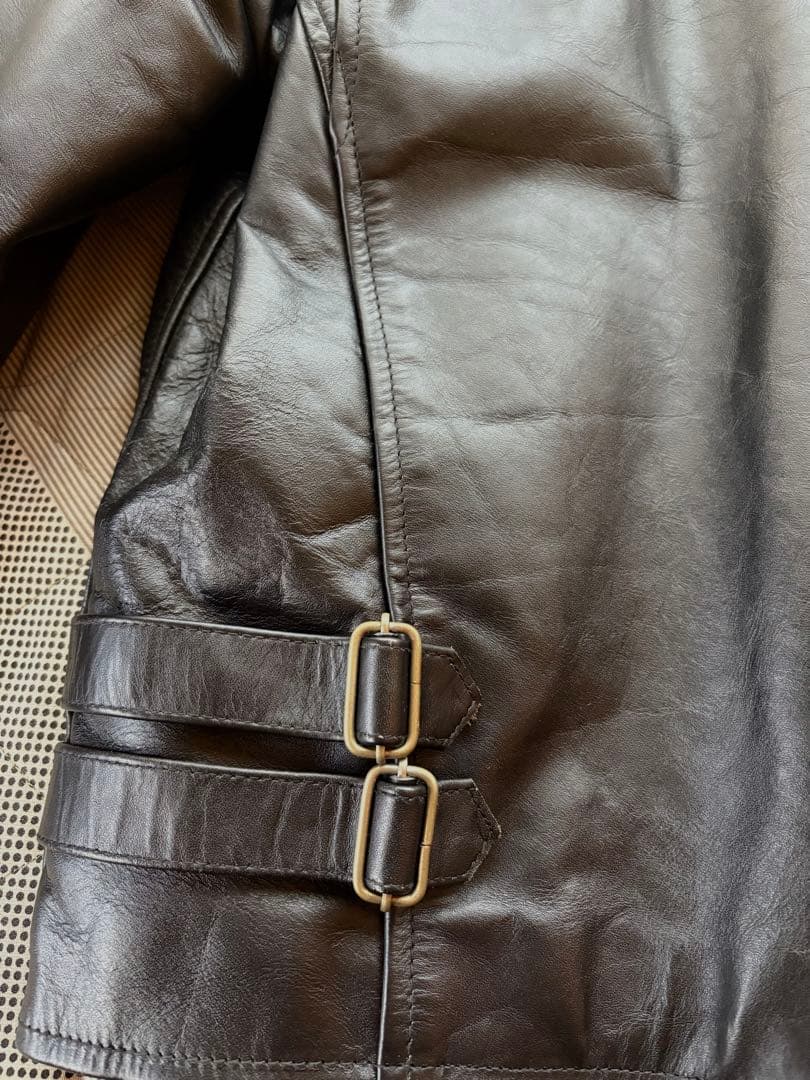 HORNE WORKS ホーンワークス シングルライダースジャケット LL