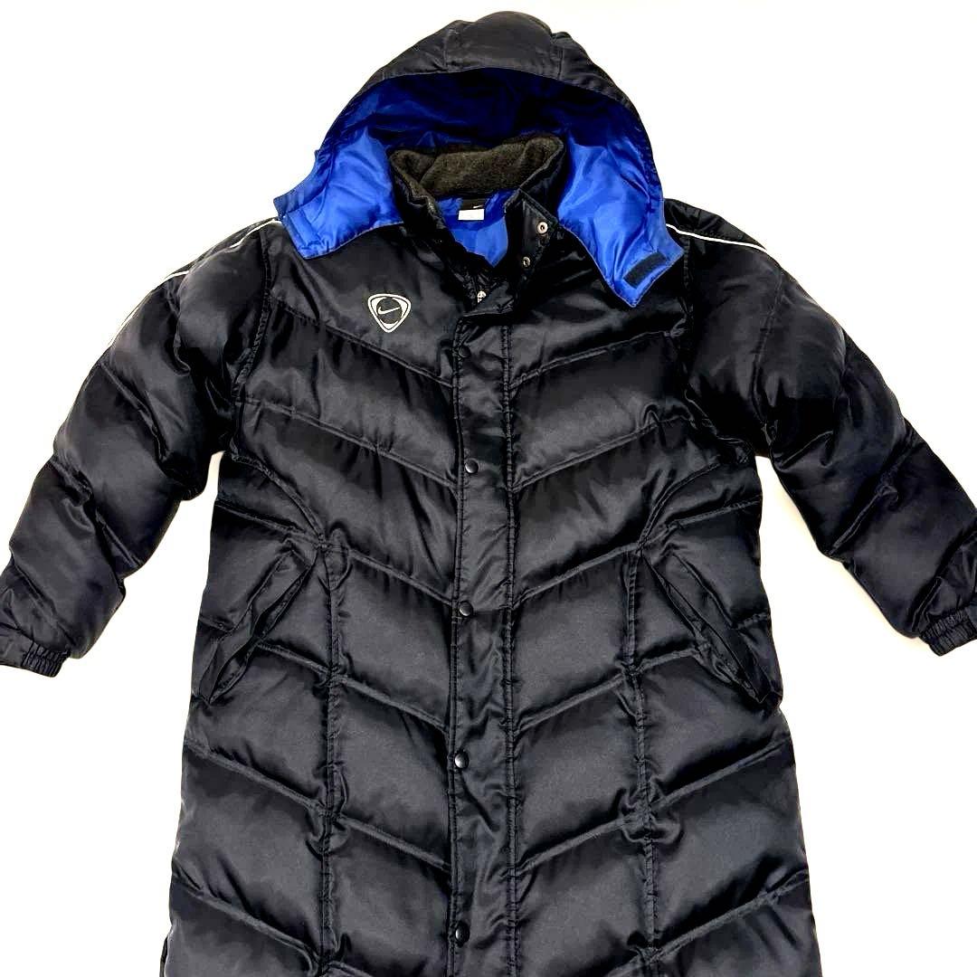 ポテトさん専用】ナイキ フード付 黒 ダウンベンチコート 肉厚 L