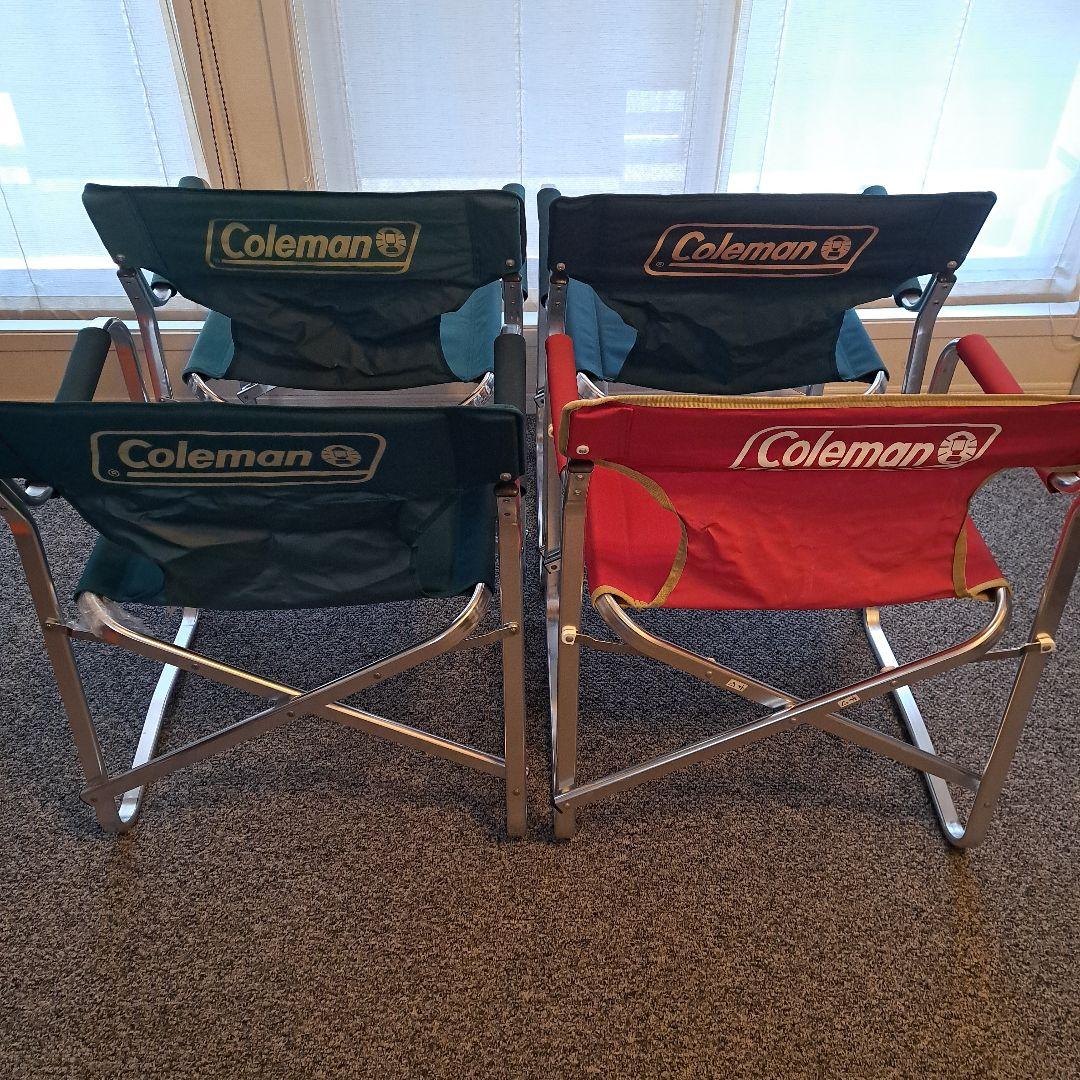 手渡し限定】美品 コールマン ニューキャプテンチェア 4脚 廃盤商品