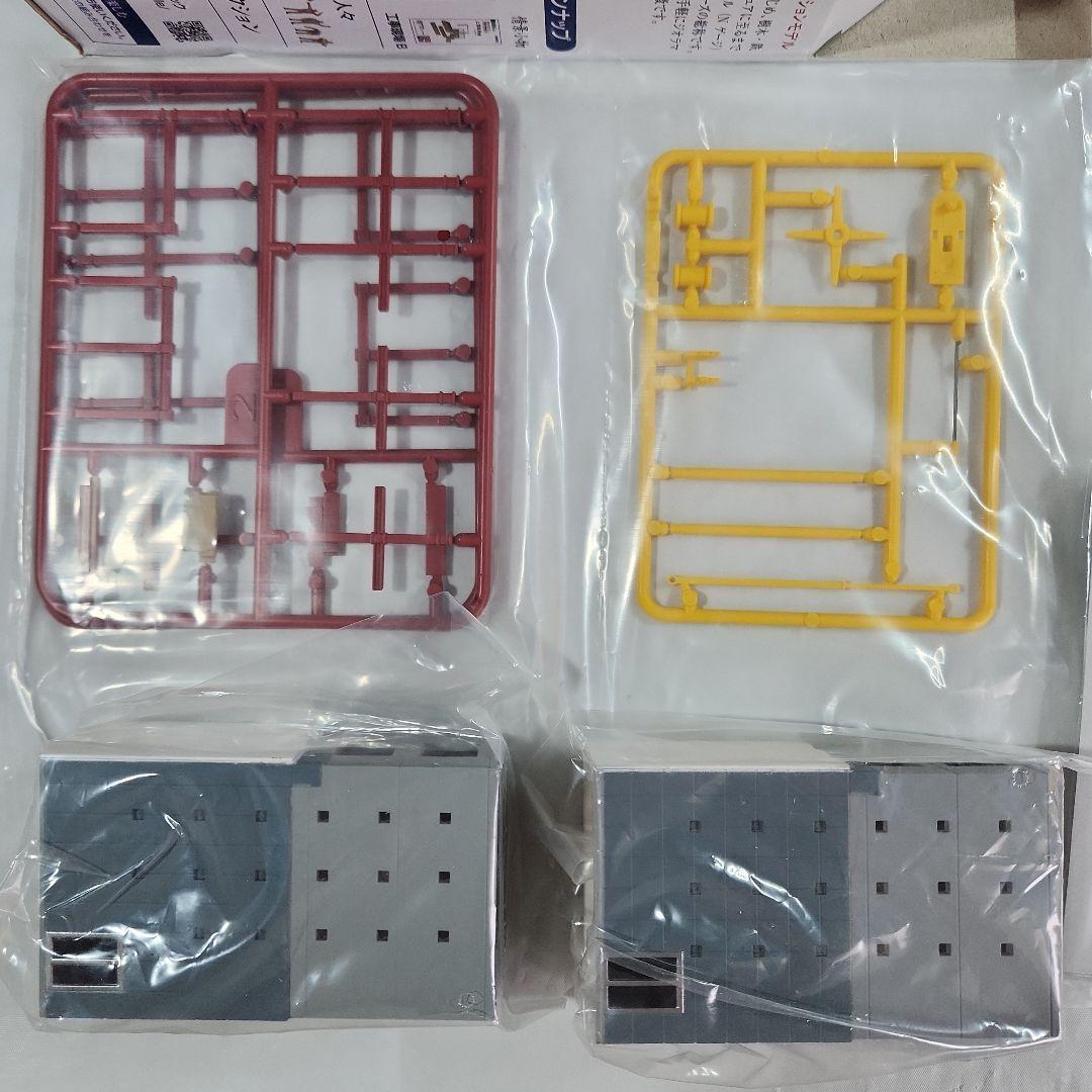 ジオコレ 1/150「建築中の建物×3種 & 工事現場小物×3