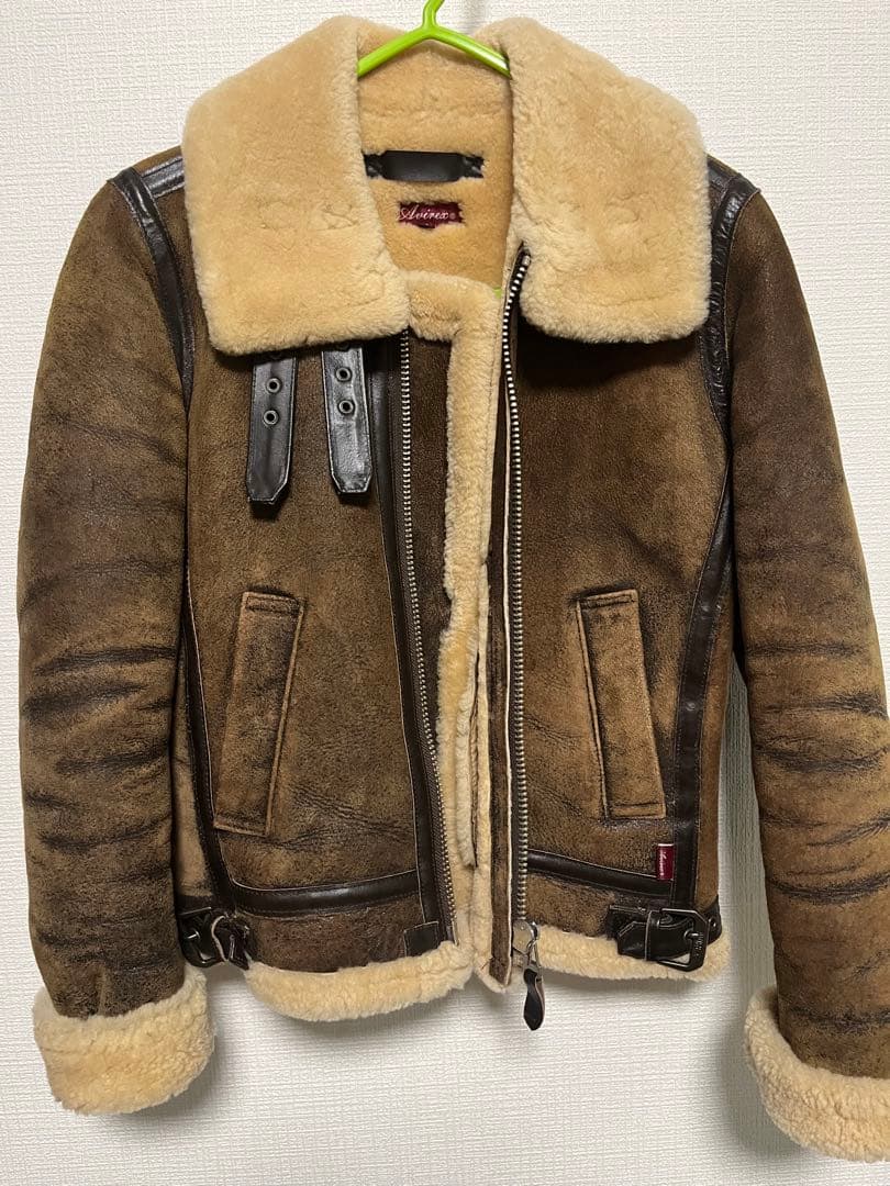最終価格　Avirex シープスキン　フライトジャケット　 B-3 本革 S