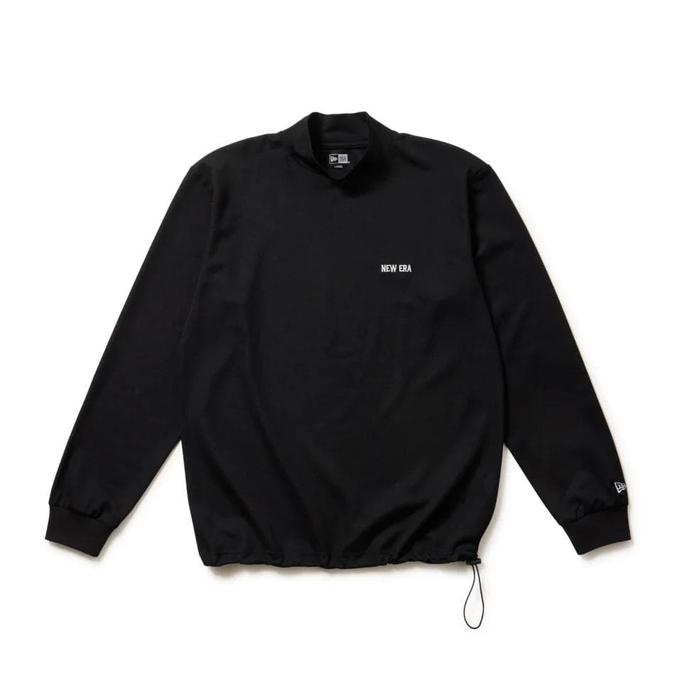 NEWERA GOLF 長袖 モックネック ゴルフボール ブラック Mサイズ