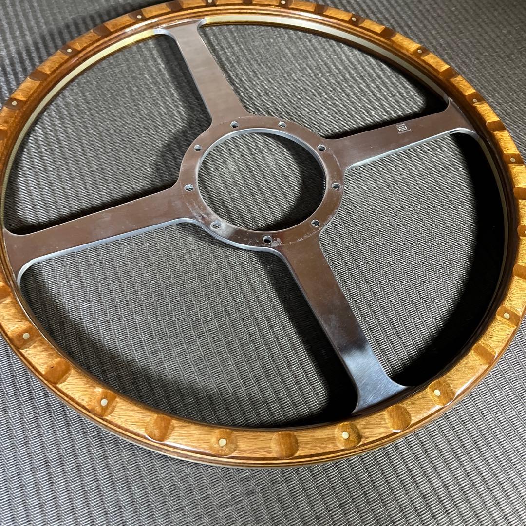 モトリタ　ウッドステアリング　4スポーク