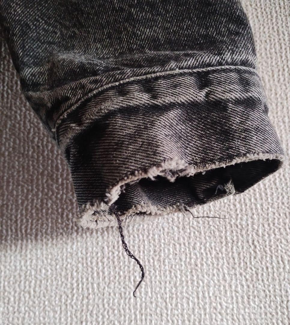 Levi's ボア襟 デニムジャケット ダークグレー