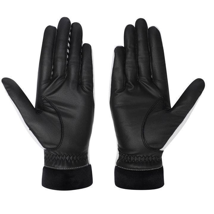 デサント　ゴルフ　グローブ　冬用　手袋　ホワイト　19サイズ