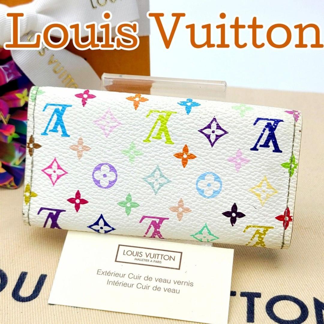 ルイヴィトン マルチカラー キーケース ミュルティクレ4 モノグラム