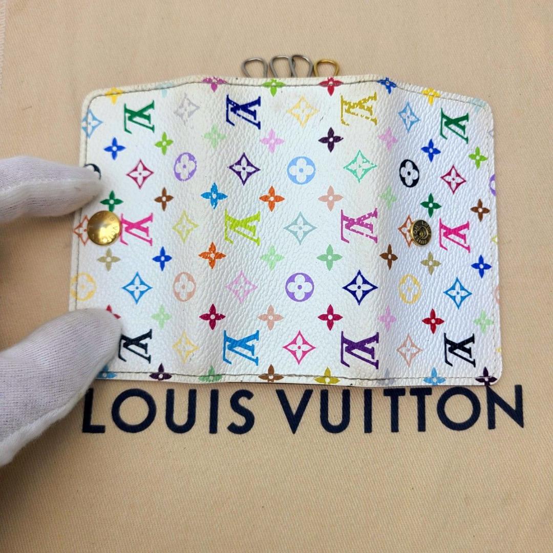 ルイヴィトン マルチカラー キーケース ミュルティクレ4 モノグラム