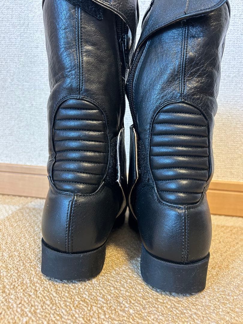 KADOYA カドヤ　レザーバイクブーツ　黒　23.5cm