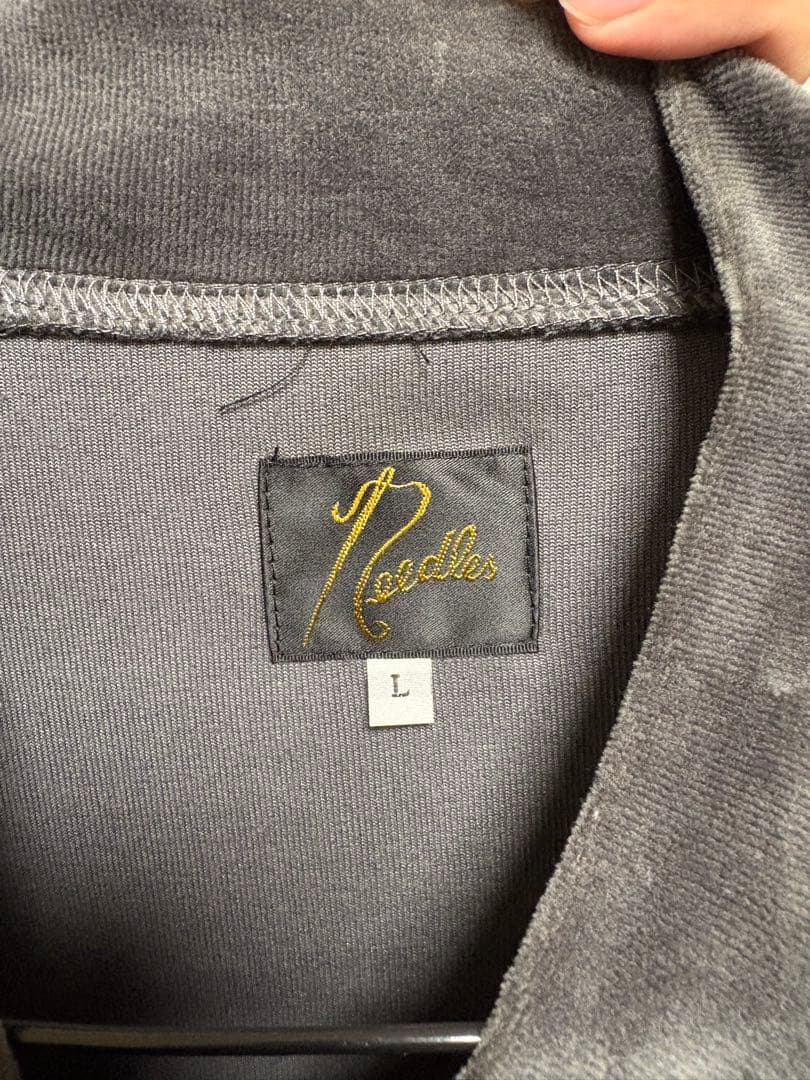 Needles ベロアジップアップジャージ Lサイズ