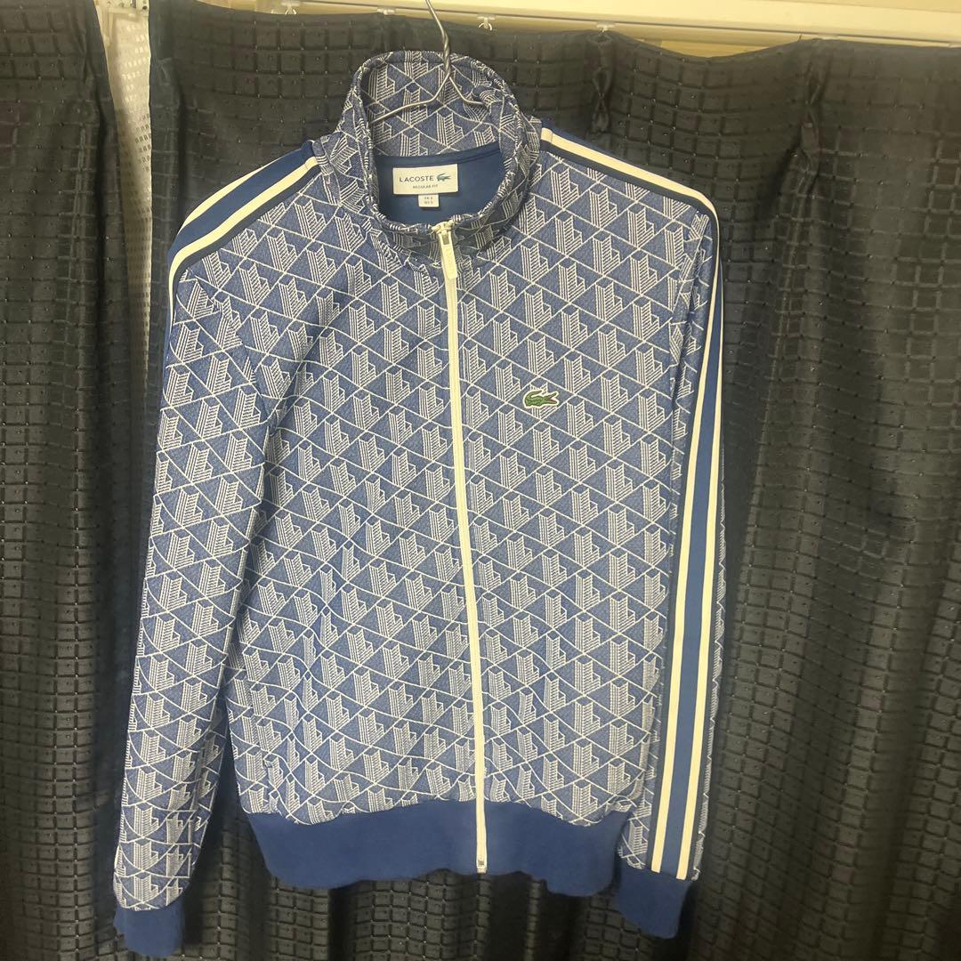 ラコステ LACOSTE モノグラム ジャケット ネイビー