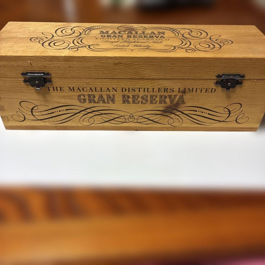 ザ・マッカラン グランレゼルバ 18年 1980年 木箱のみ macallan gran