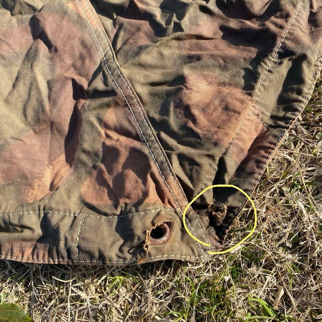 ハンガリー軍幕③　ポンチョ　２枚　ポール・ペグセット　 ワンポールテント