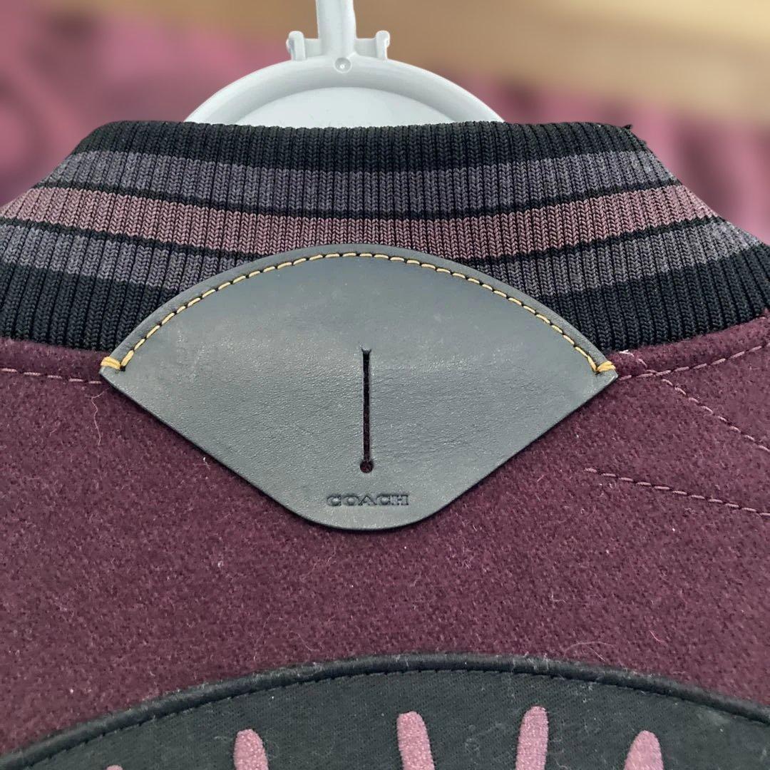 コーチ スタジャン ジャケットXL COACH ヴァーシティ JACKET 48