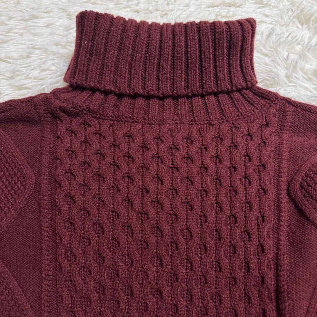 【美品】BLUE LABEL CRESTBRIDGE タートルニットワンピース