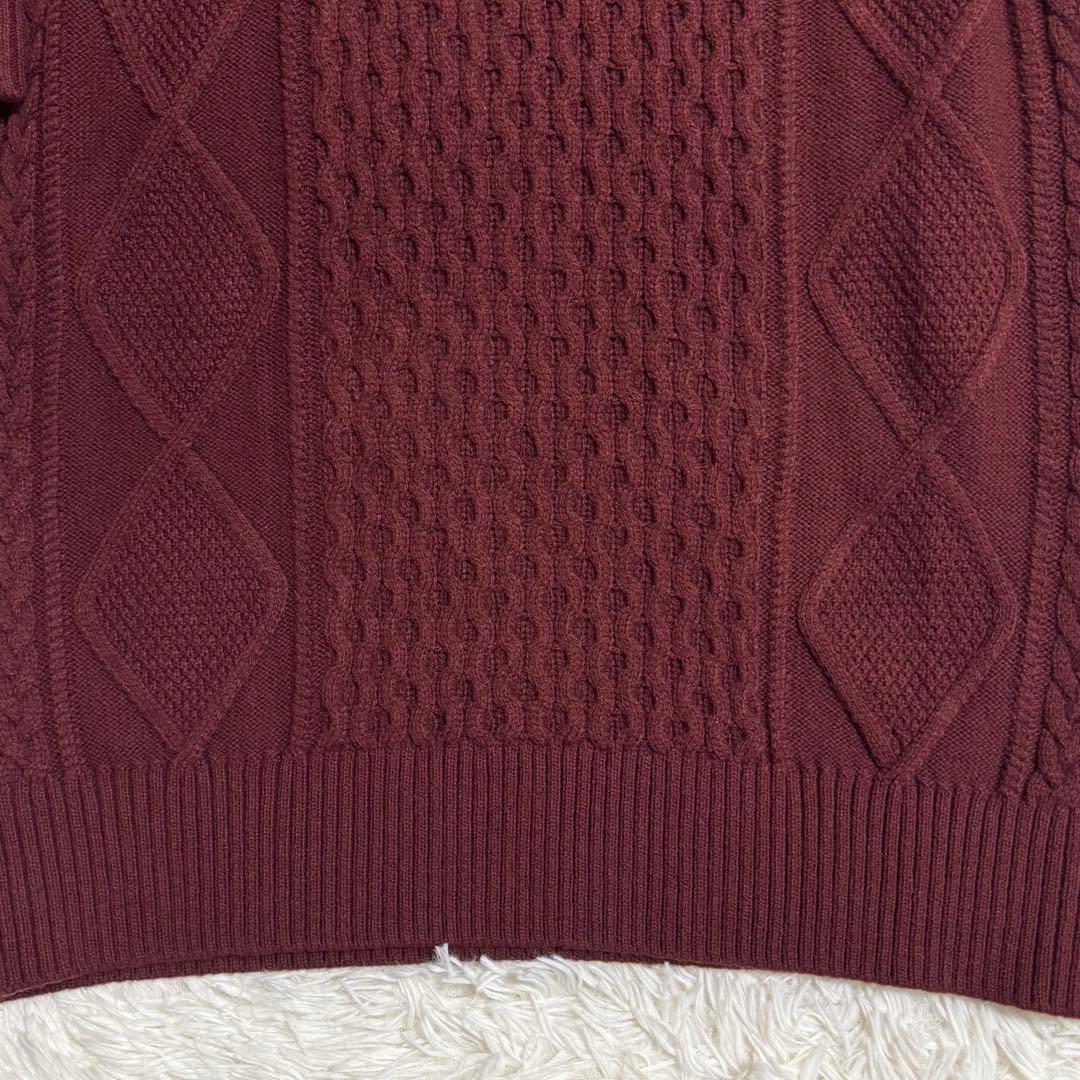 【美品】BLUE LABEL CRESTBRIDGE タートルニットワンピース