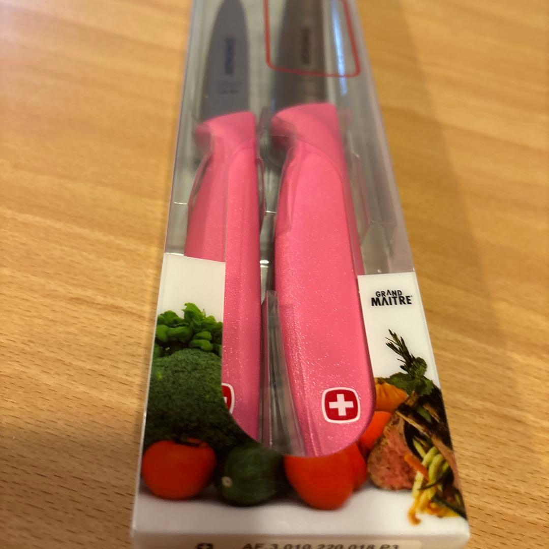 レア☆未使用☆ウェンガー☆スナックナイフ☆パーリングナイフ☆ピンク☆WENGER