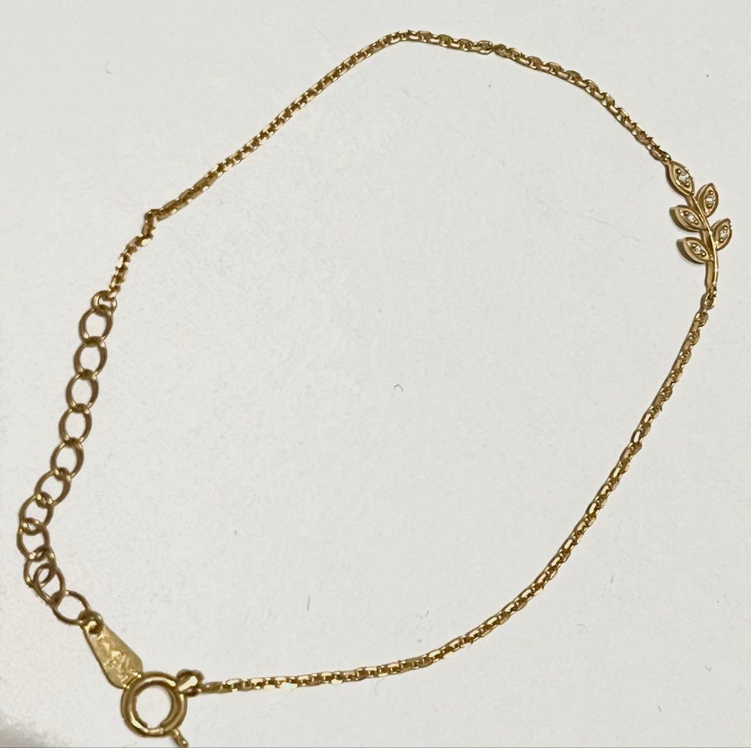 オレフィーチェ　K18　リーフ ブレスレット