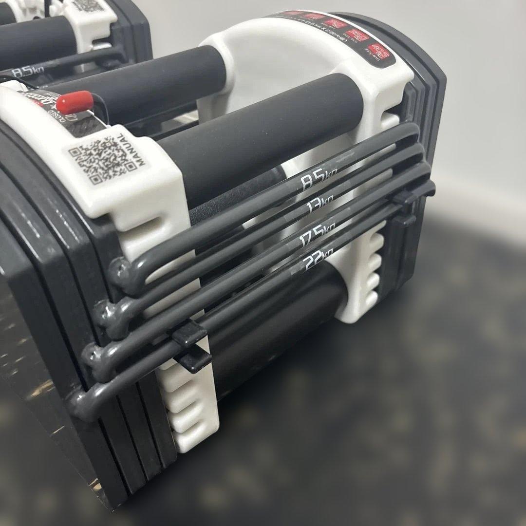 FIELDOOR 可変式 クイックダンベル　ブロックダンベル　22kg 15段階