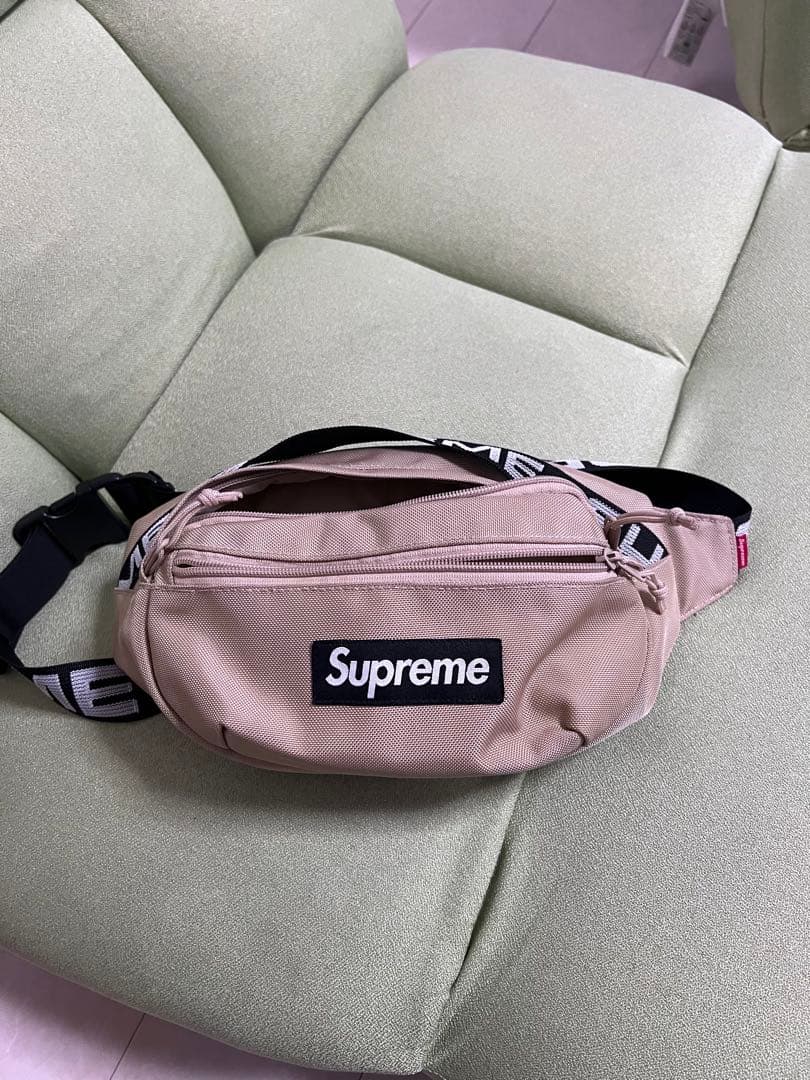 希少美品Supreme シュプリーム Waist Bag Tan ベージュ