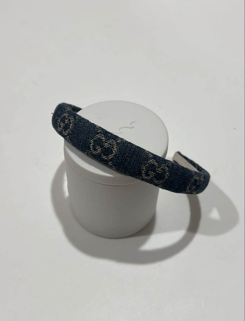 GUCCI GGロゴ ネイビー カチューシャ