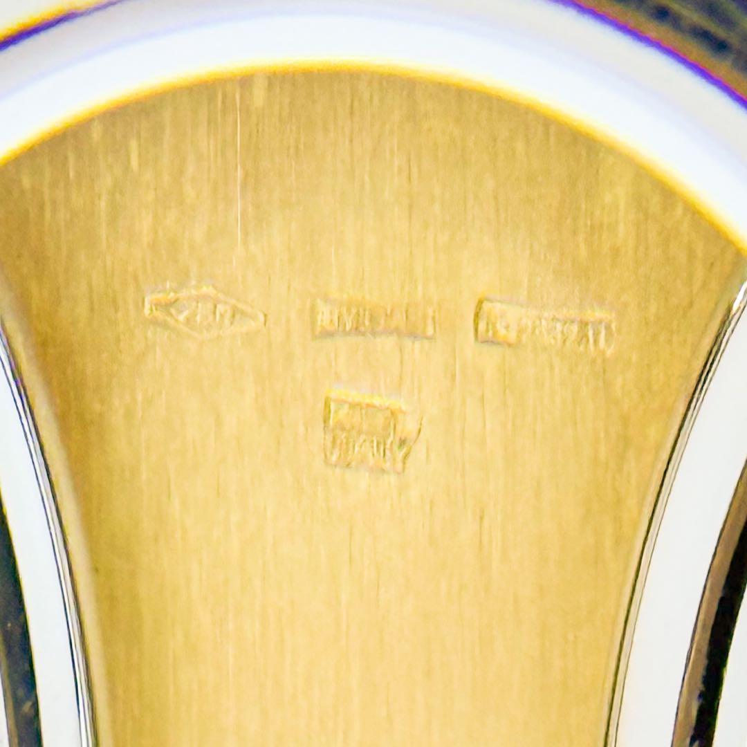 ⚪︎BVLGARI ブルガリ オニキス キーリング SS/YG750 13.5g