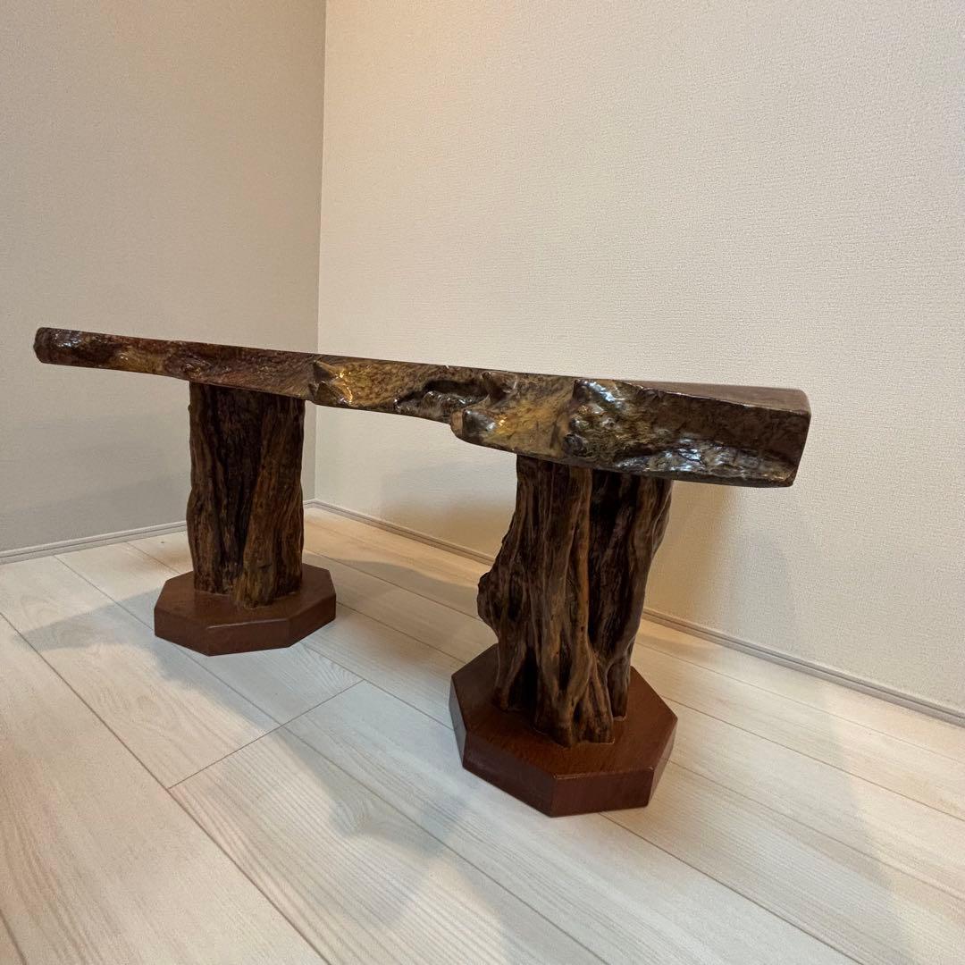 【一枚板】ローテーブル　ダイニングテーブル