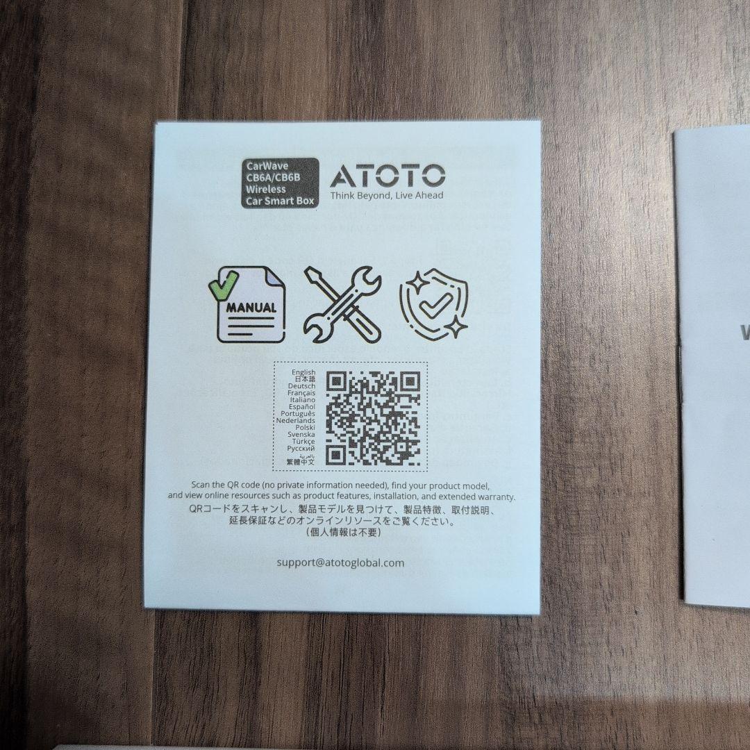 ATOTO CB6a/b AI Box 2025年版 8GB+128GB