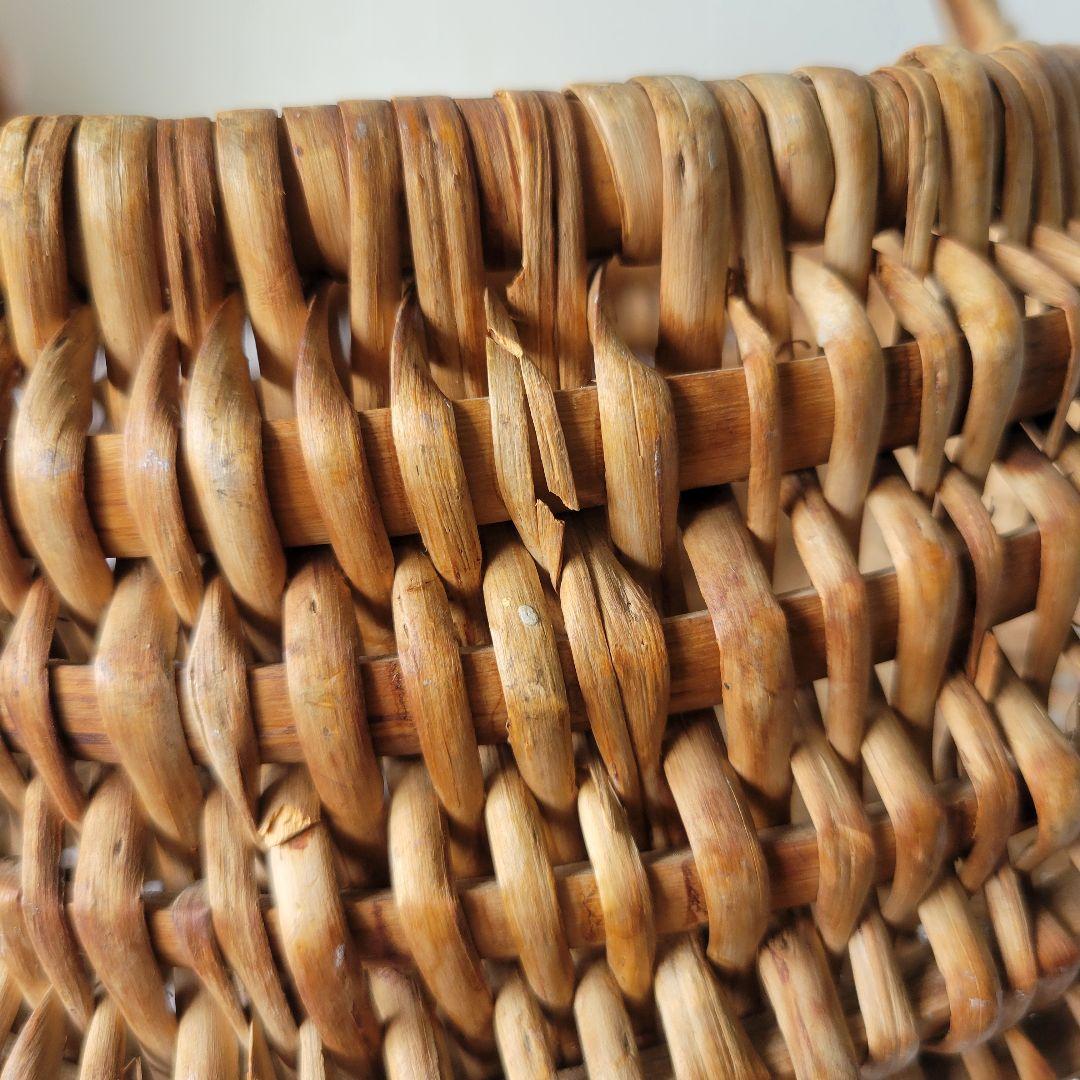 フランス　アンティーク　パニエ　小さめ　ピーナッツ