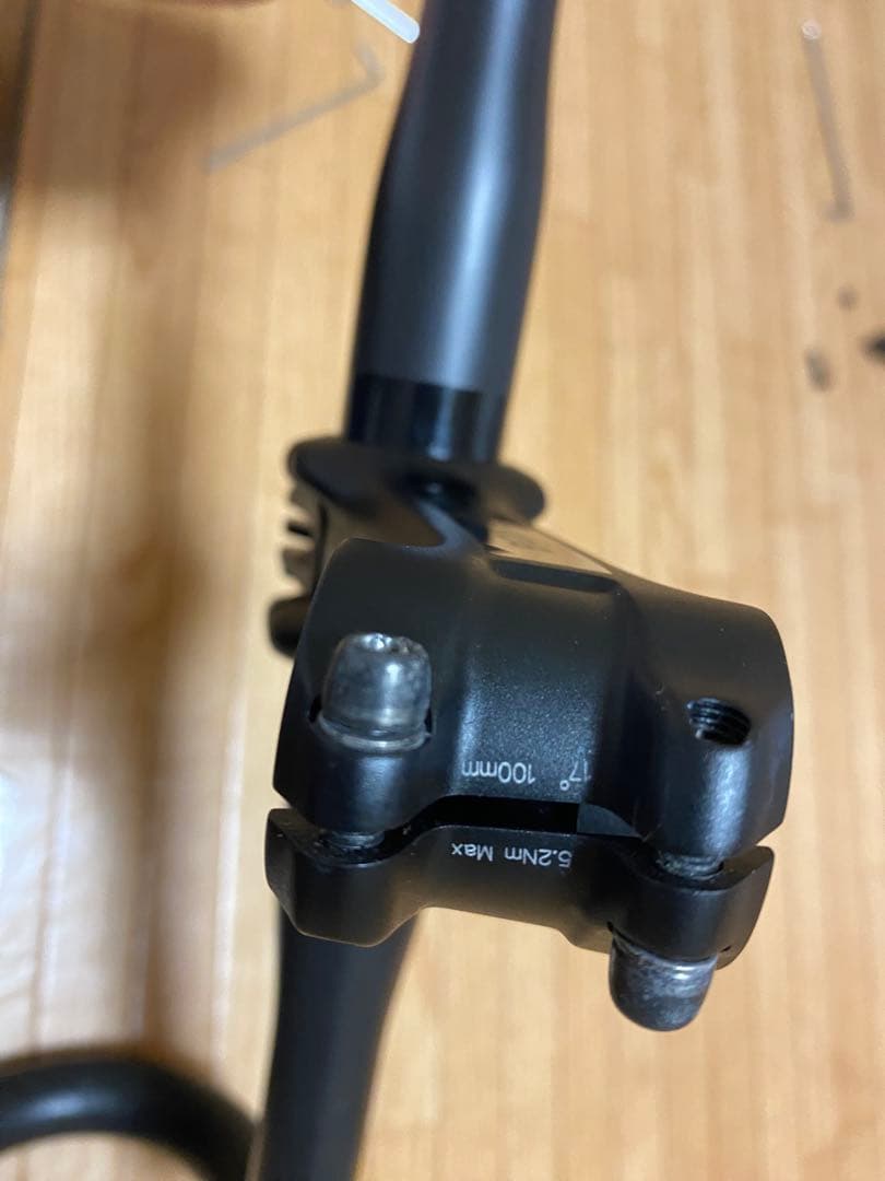 【美品】ボントレガーXXX VR-C カーボンハンドル ➕ PRO ステムセット