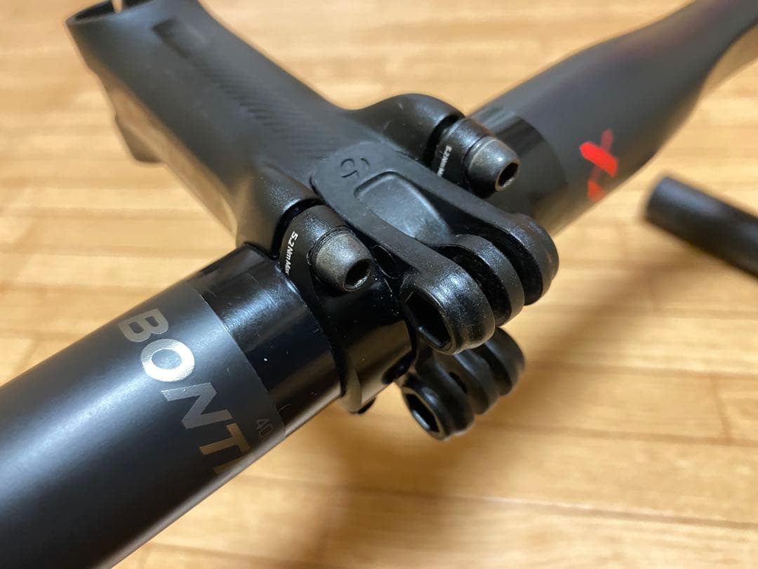 【美品】ボントレガーXXX VR-C カーボンハンドル ➕ PRO ステムセット